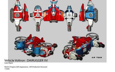 Diecast Vehicle Voltron- aka Dairugger XV