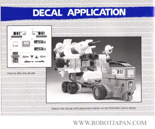 Robotech Robolinks Toy Insert Catalog 1985 - Image 4