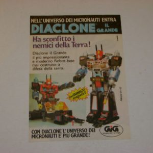 Diaclone ads from Italy