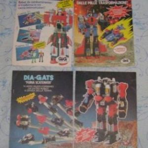 Diaclone ads by Gig