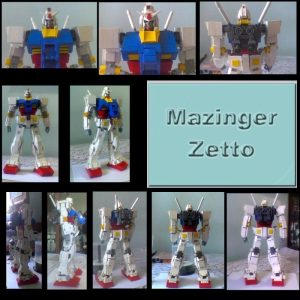 Gundam Custom Made of Lego