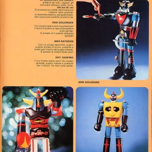 Mattel Catalog from Italy featuring Shogun Warriors 1979