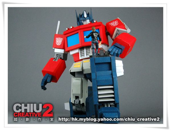 Optimus Prime Custom Paper Creation - Image 7