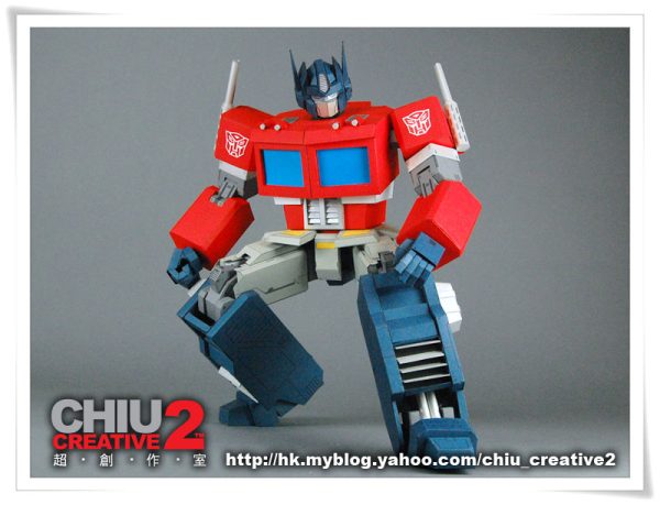 Optimus Prime Custom Paper Creation - Image 6
