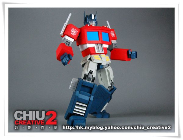 Optimus Prime Custom Paper Creation - Image 2
