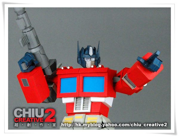 Optimus Prime Custom Paper Creation - Image 4