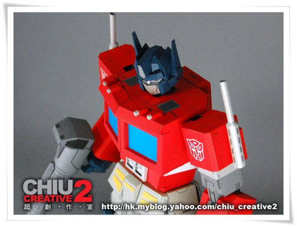 Optimus Prime Custom Paper Creation - Image 5