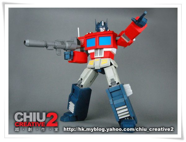 Optimus Prime Custom Paper Creation - Image 3