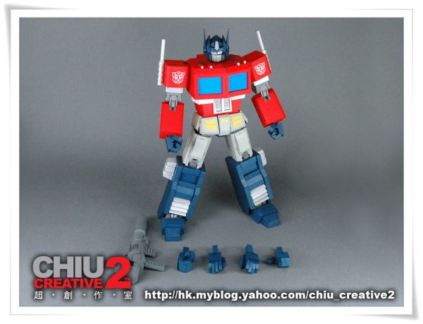 Optimus Prime Custom Paper Creation - Image 8