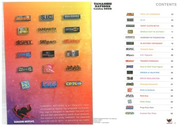 Tamashii Nations catalog from 2008 SDCC - Image 2