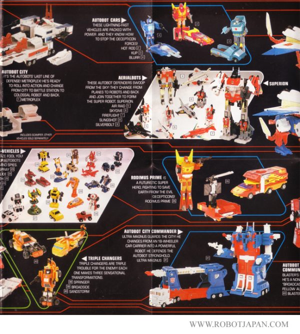 Transformers Catalog 1986 - Image 2