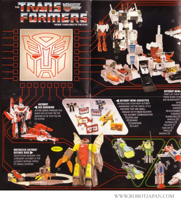 Transformers Catalog 1986