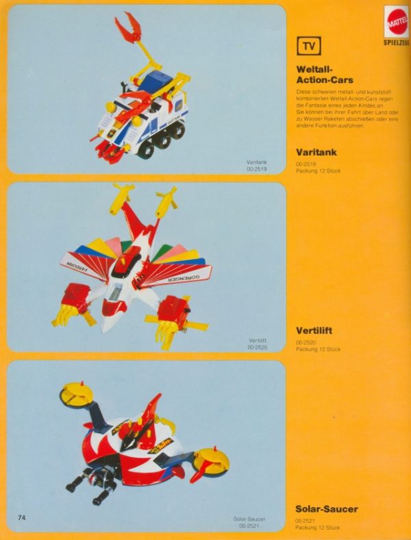 Mattel Catalog from Germany featuring Shogun Warriors 1978 - Image 4